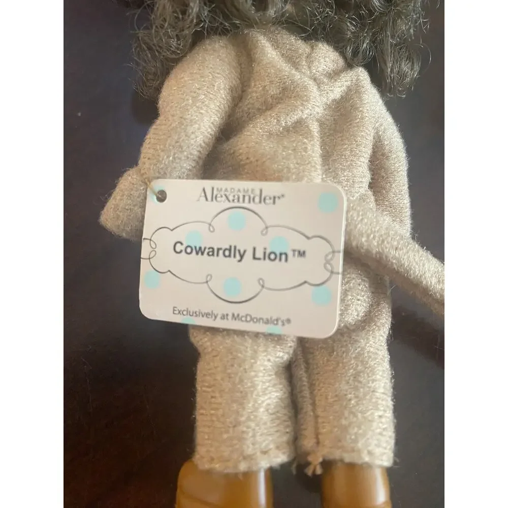 McDonalds Madame Alexander Wizard of Oz COWARDLY LION 5 New Without Box